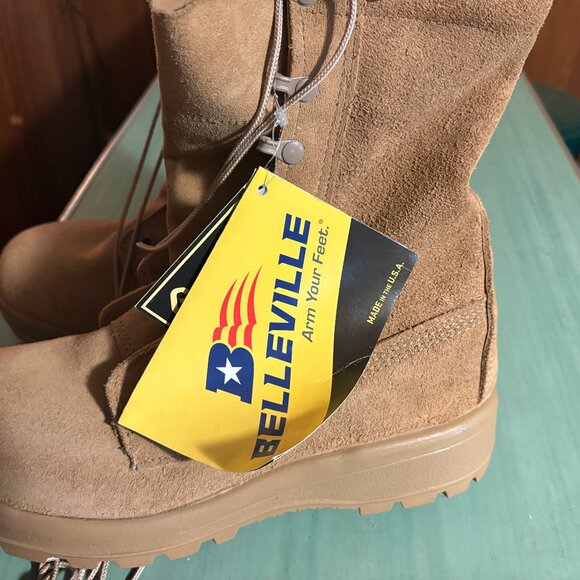 NEW  Mens Belleville ICWR Cold Wet Soft Toe Combat Boots  Size 8.5 R - Picture 1 of 8